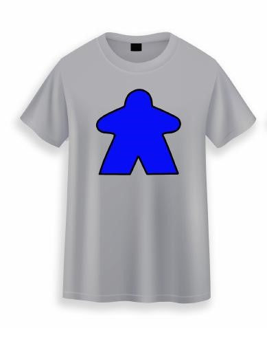 Blue Meeple Short Sleeved T-shirt
