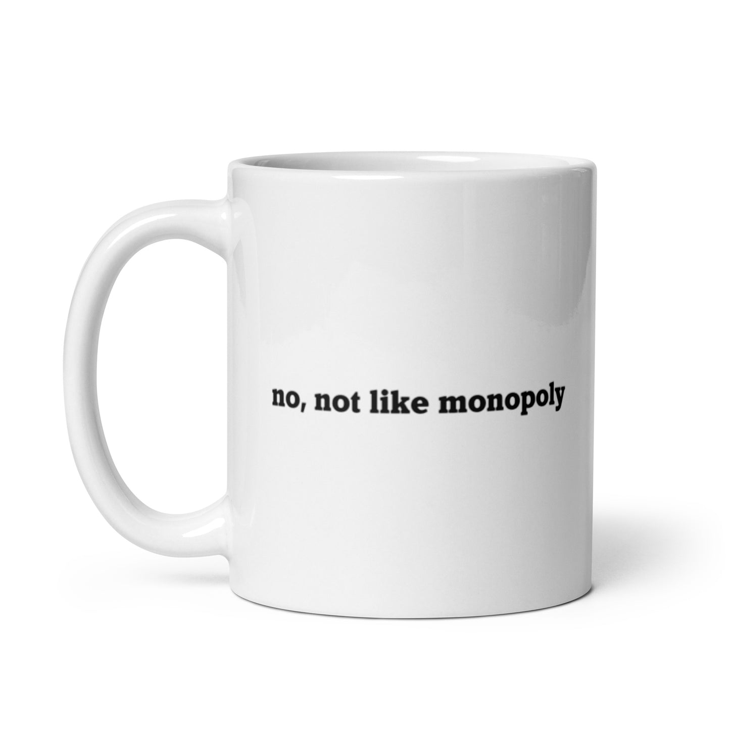 'no, not like monopoly" Ceramic Mug